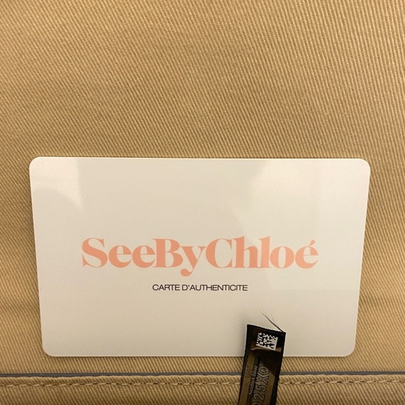 See By Chloe Hana Leather and Suede Crossbody Bag in Stormy Sky - Picture 11 of 14